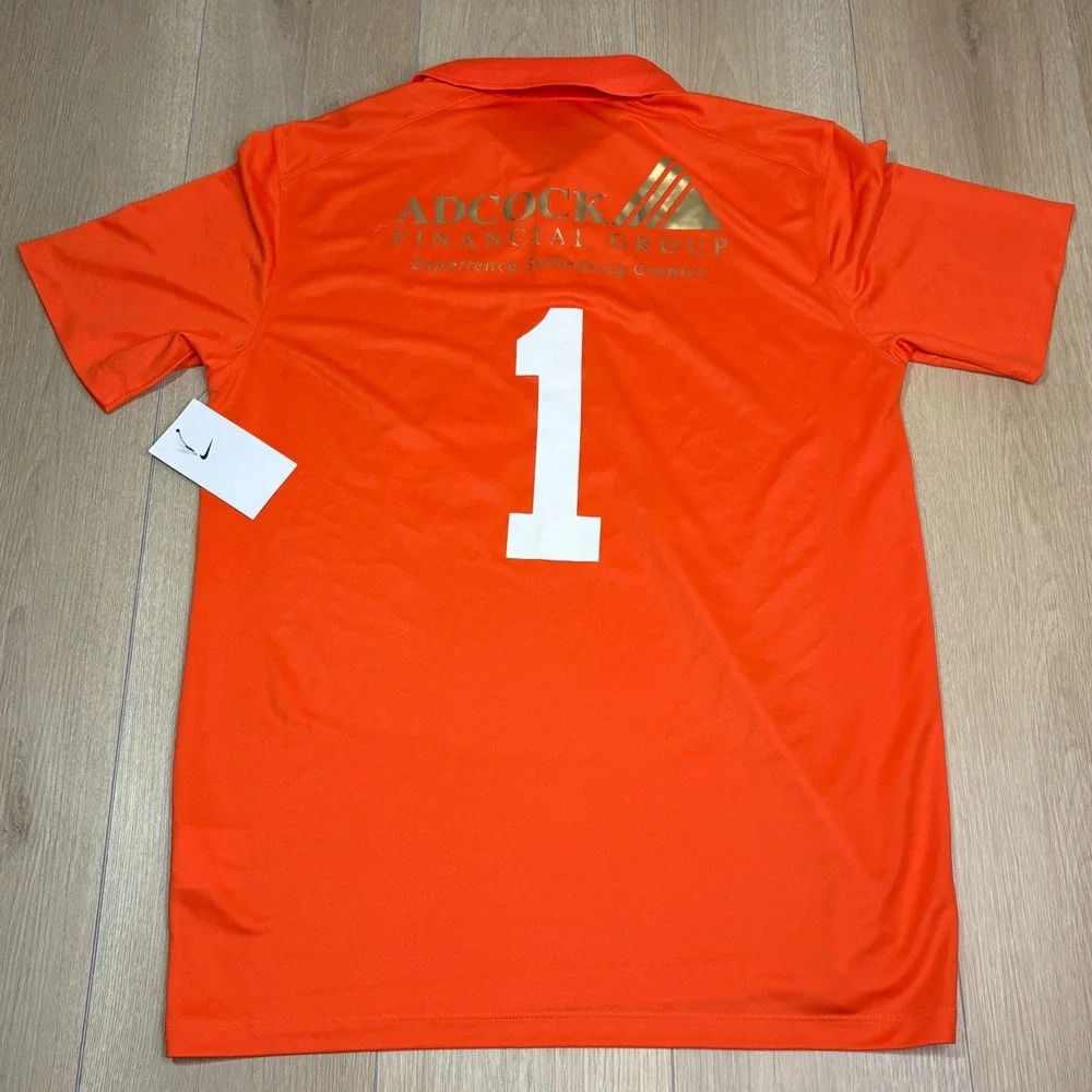 Nike Golf Mens Orange Charity Polo Classic Tampa Bay Shirt DC1963-820 Medium NWT